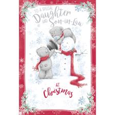 Special Daughter & Son In Law Me To Bear Christmas Card Image Preview